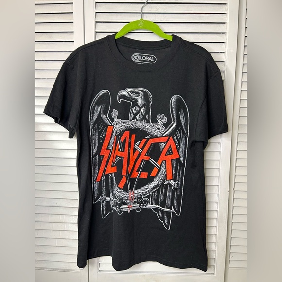 Slayer Other - Global Black Slayer Graphic T-Shirt Size M